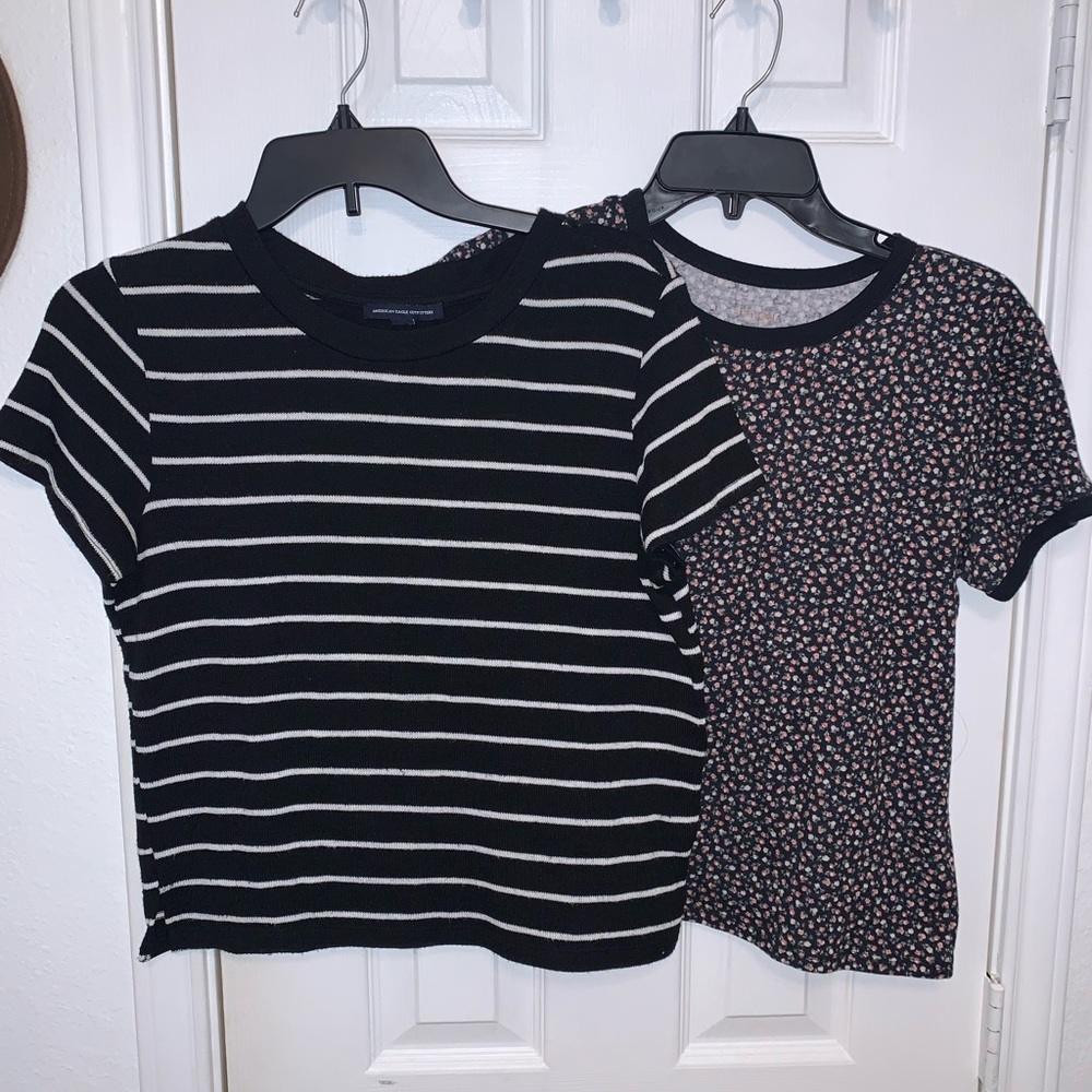Bundle of black tees